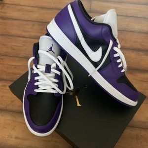 Air Jordan 1 low court purple/white-black